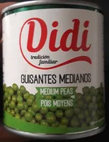 Guisantes medianos