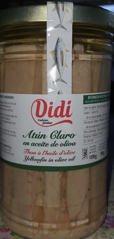 Atun claro en aceite de oliva