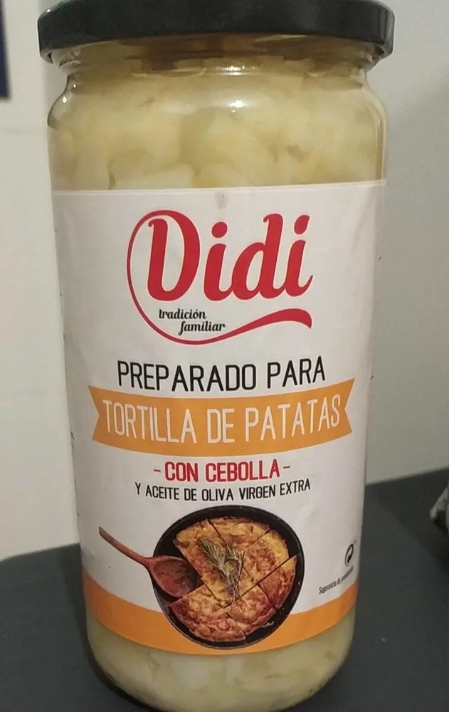 Preparado de tortilla de patata