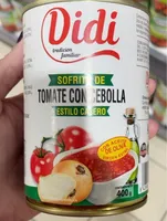 Sofrito de tomate con cebolla