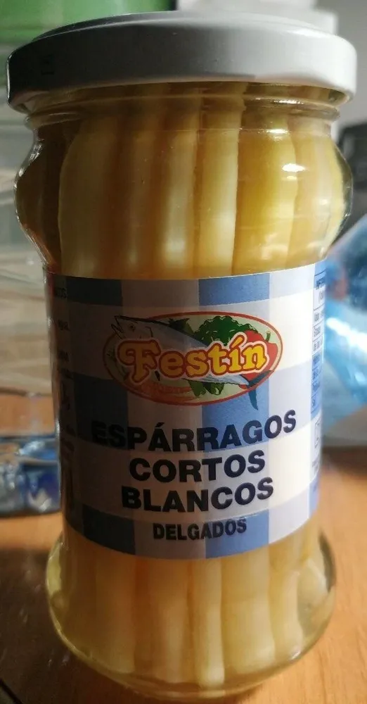 Espárragos cortos blancos