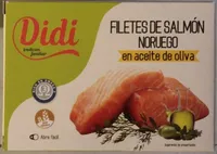 Filetes de salmón noruego en aceite de oliva