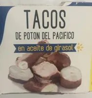 Tacos de potón del pacífico en aceite de girasol