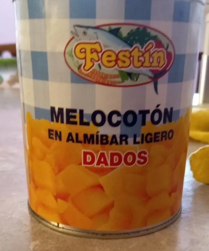 Melocotón en almibar
