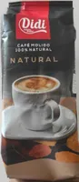 Cafe molido 100 por 100 natural