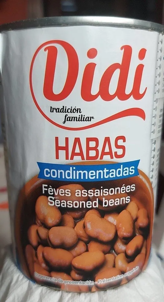 Habas condimentada