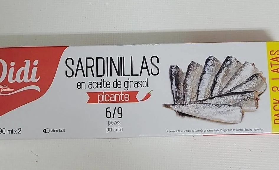 Sardinillas en aceite de girasol