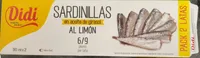 Sardinillas en aceite de girasol al limón