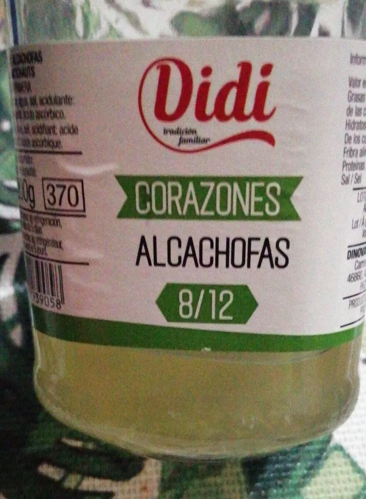 Corazones alcachofas