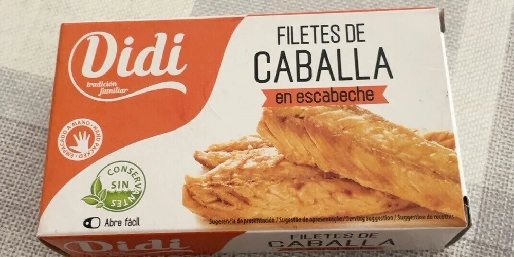 Filetes de caballa en escabeche