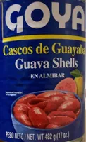 Cascos de guayaba en almibar