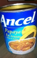 Papaya en trozos