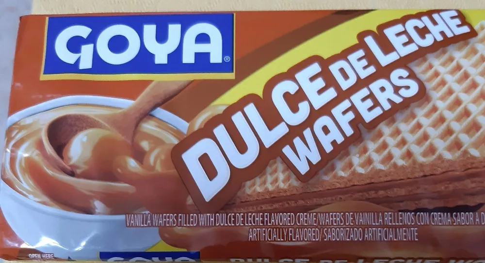 Dulce de leche wafers