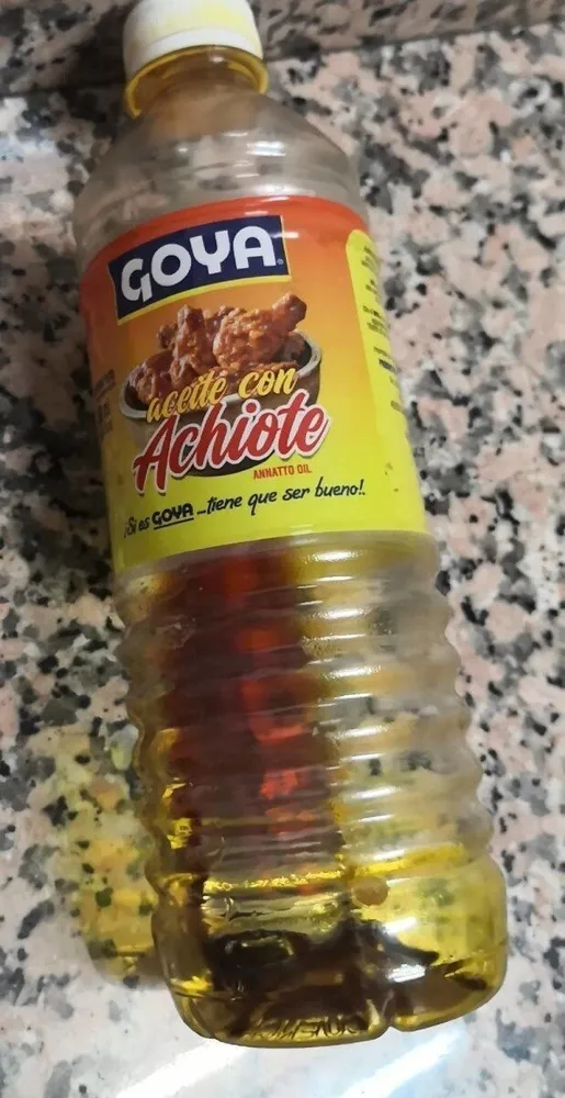 Aceite con achiote