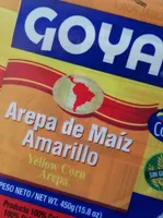 Arepa de maíz amarillo