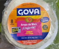 Arepa maiz crujiente