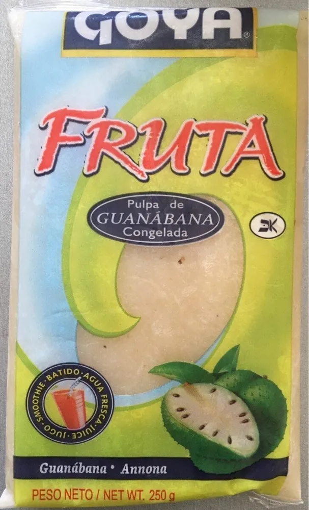 Pulpa de guanábana congelada