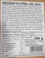 Ensaimada de crema