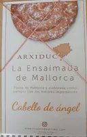 Ensaimada de cabello de angel