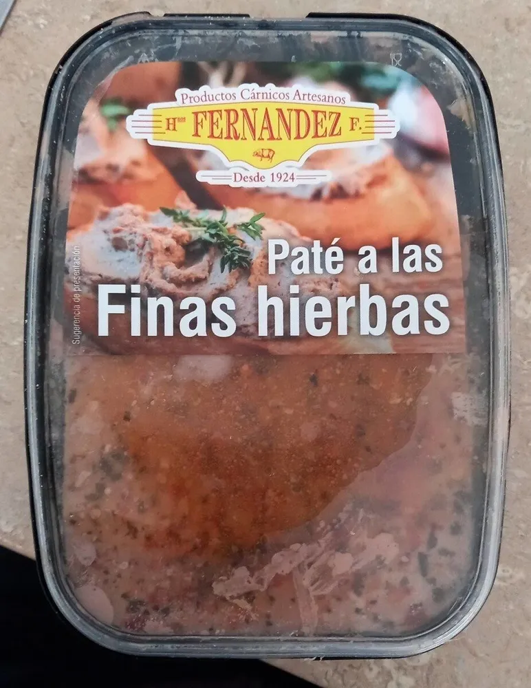 Paté finas hierbas