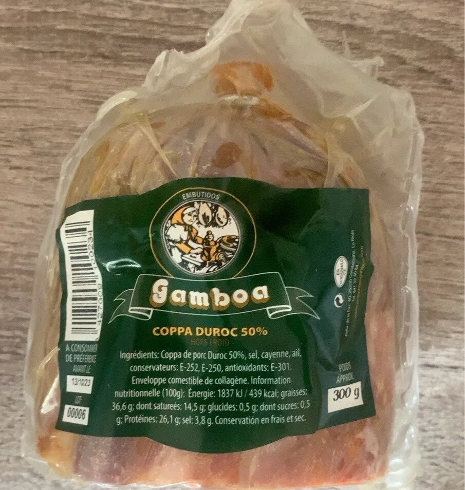 Coppa duroc