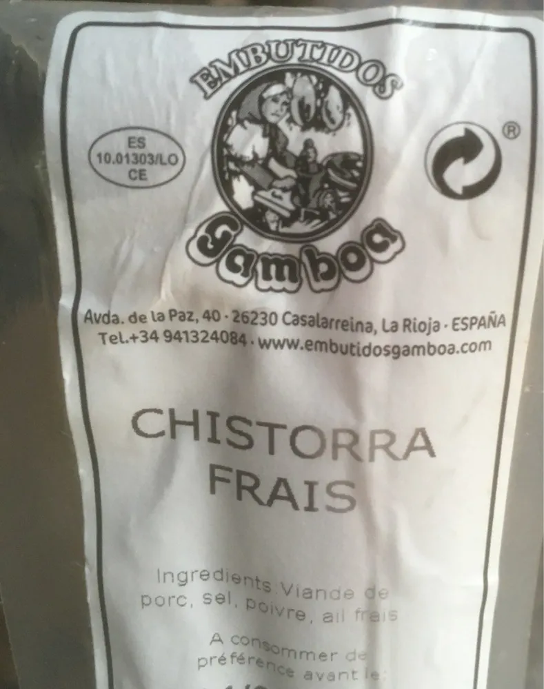 Chistorra frais