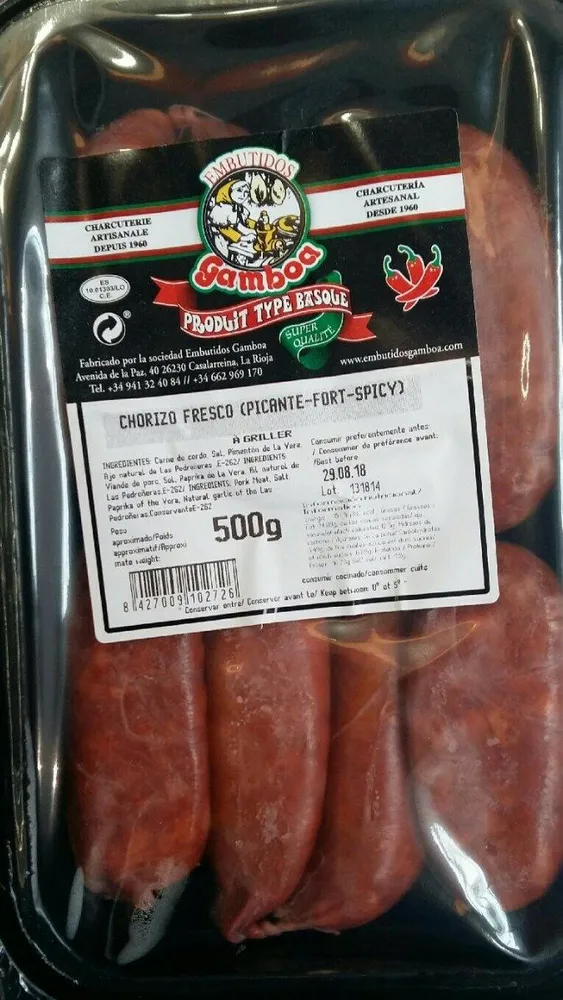 Chorizo fresco