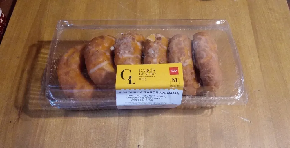 Rosquilla sabor naranja