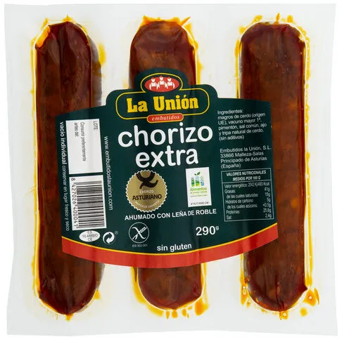 Chorizo ahumado con leña de roble