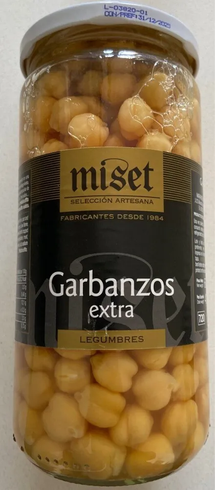 Garbanzos extra