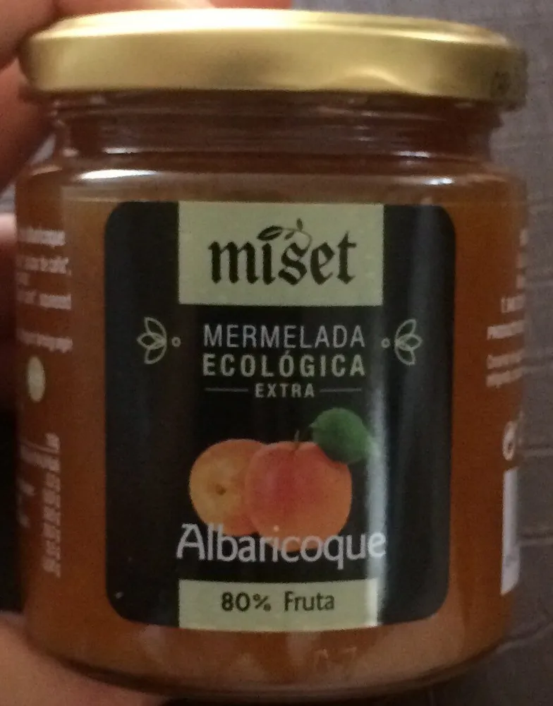 Mermelada ecológica extra albaricoque
