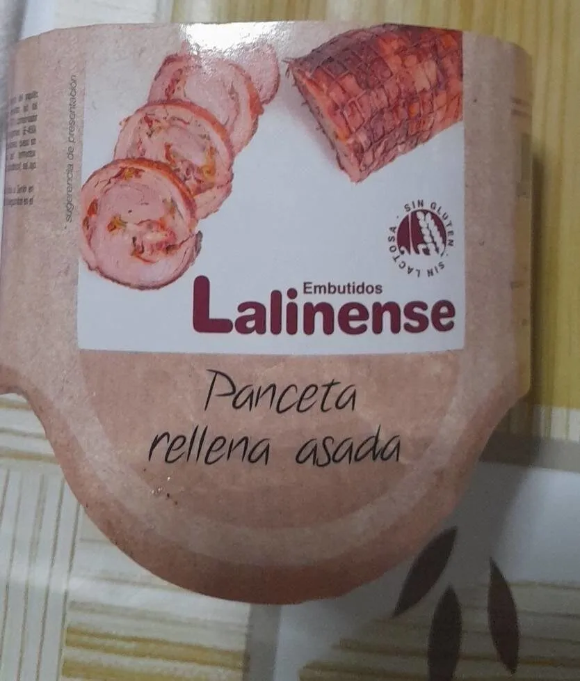 Panceta rellena asada