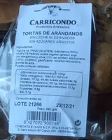 tortas de arandanos