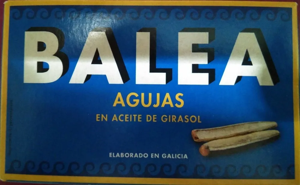 Agujas en aceite de girasol