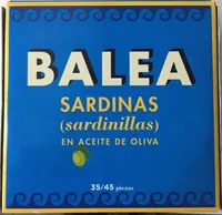 Sardinas (sardinillas)en aceite de oliva