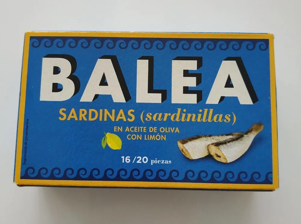 Sardinas (sardinillas) en aceite de oliva con limón