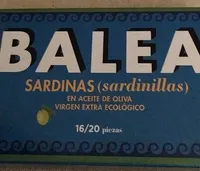 Sardinas en aceite de oliva Virgen extranjero ecologico