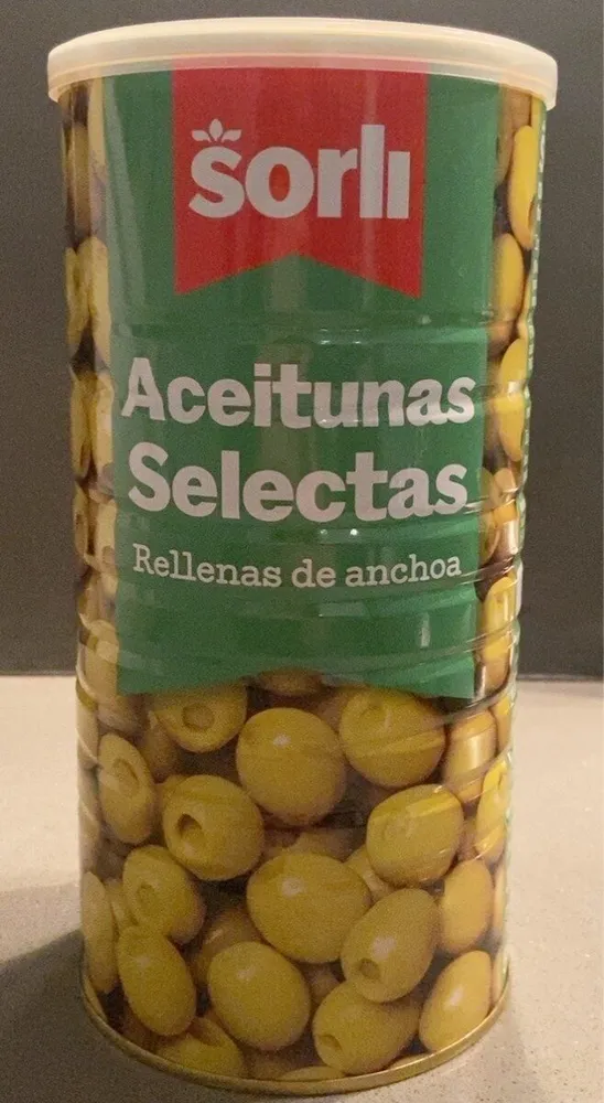 Aceitunas Selectas Rellenas de Anchoa
