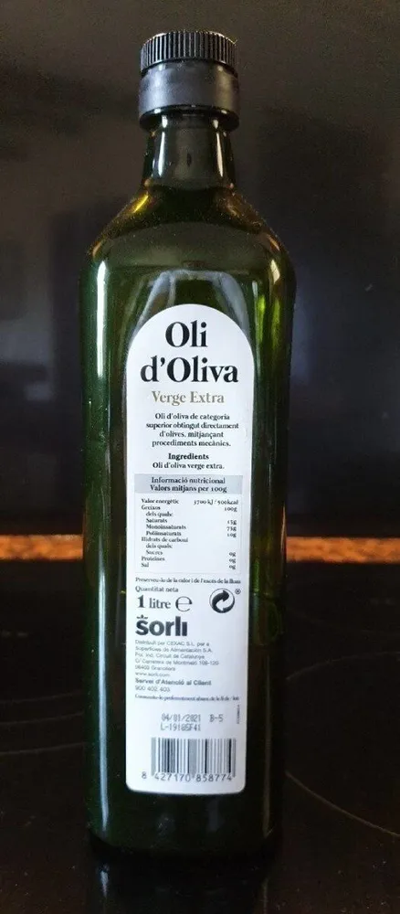 Oli d'Oliva Verge Extra