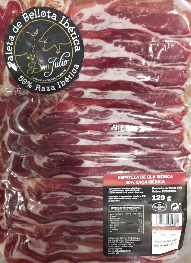 Palets de bellota ibérica