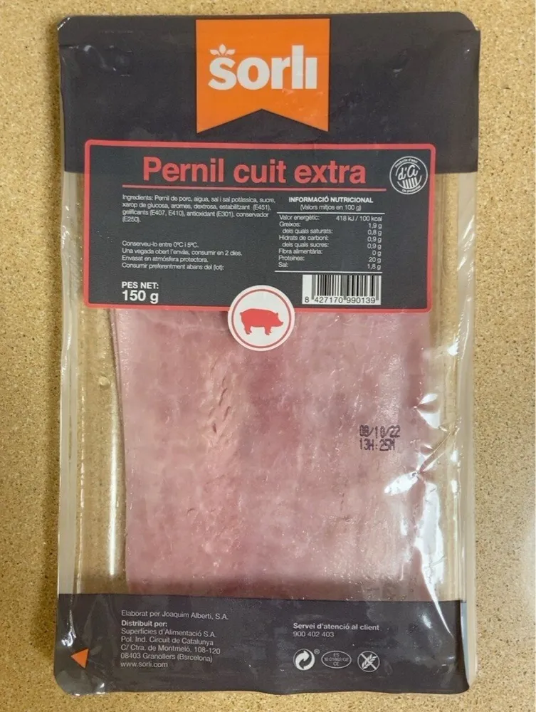 Pernil cuit extra