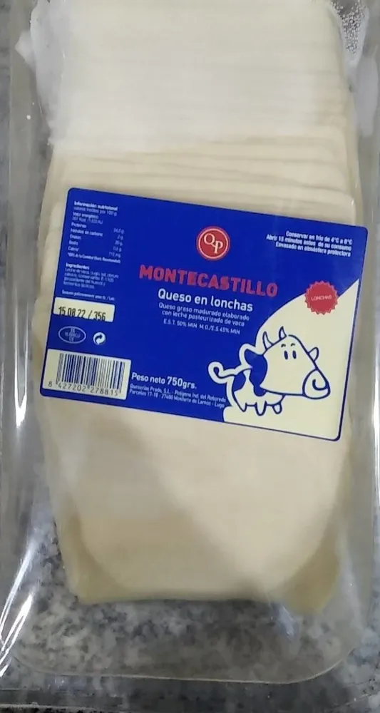 Queso en lonchas