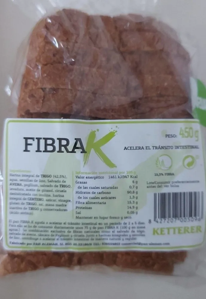 Pan de Fibra