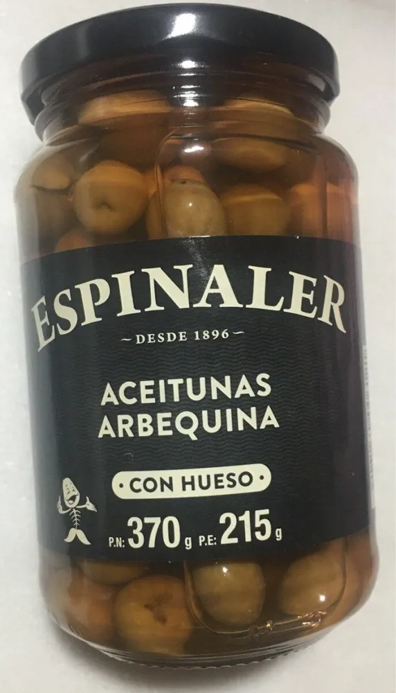 Aceitunas arbequinas con hueso