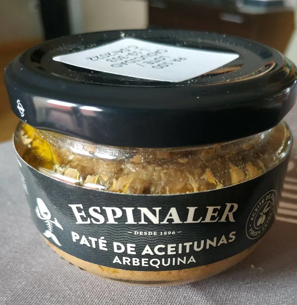 Paté de aceitunas arbequina