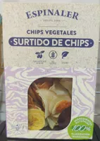 Chips vegetales surtido de chips