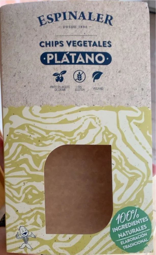 Chips vegetales de plátano