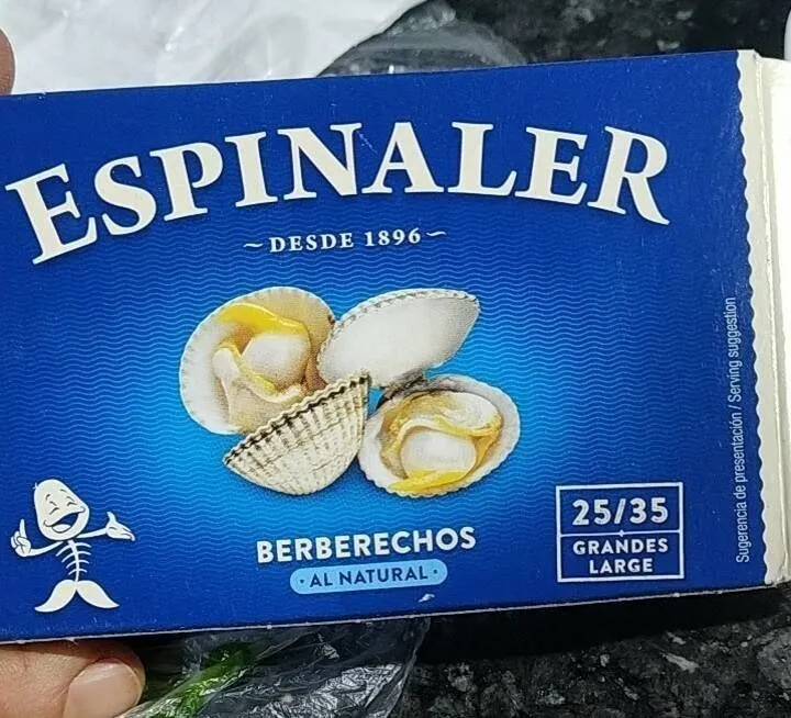 Berberechos al natural