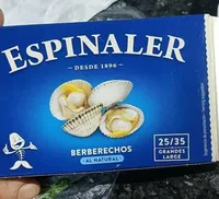 Berberechos al natural