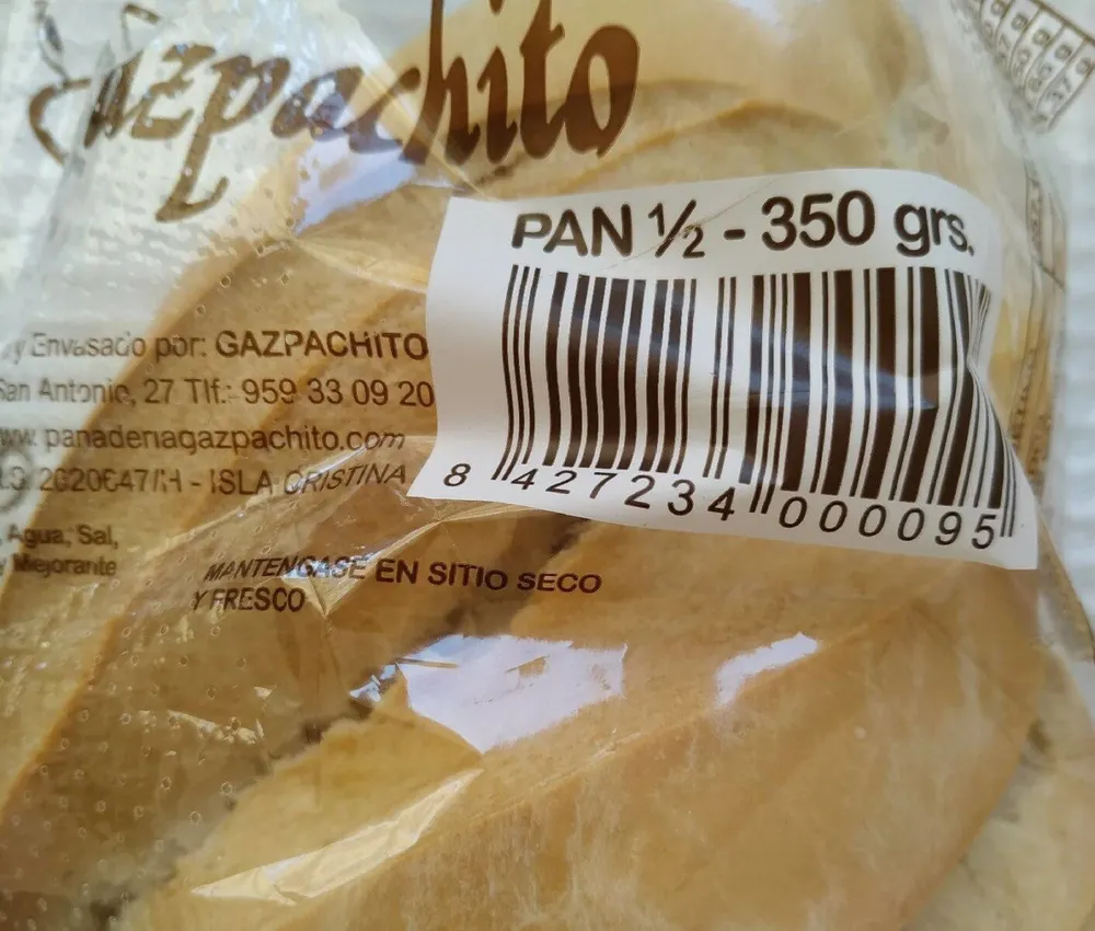 Pan 1/2 - 350 grs.